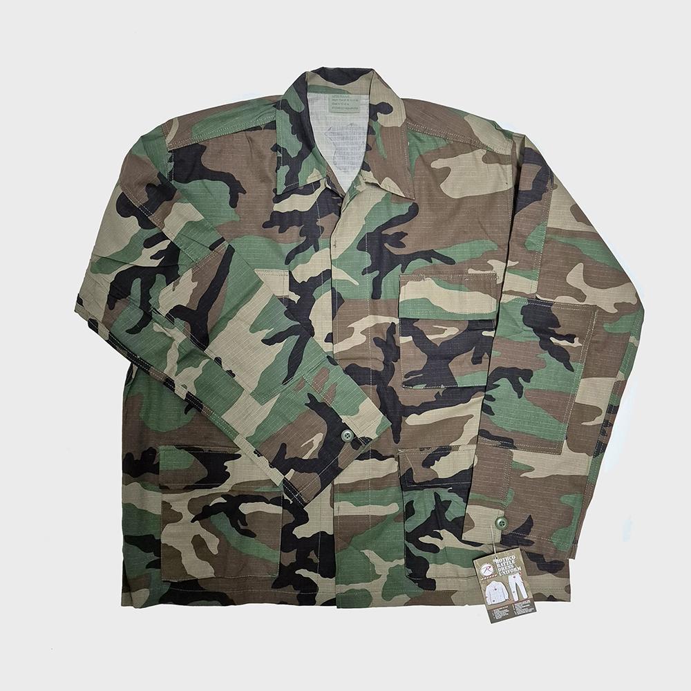 Loseuko 5944 Ripstop Bdu Shirt Woodland Camo