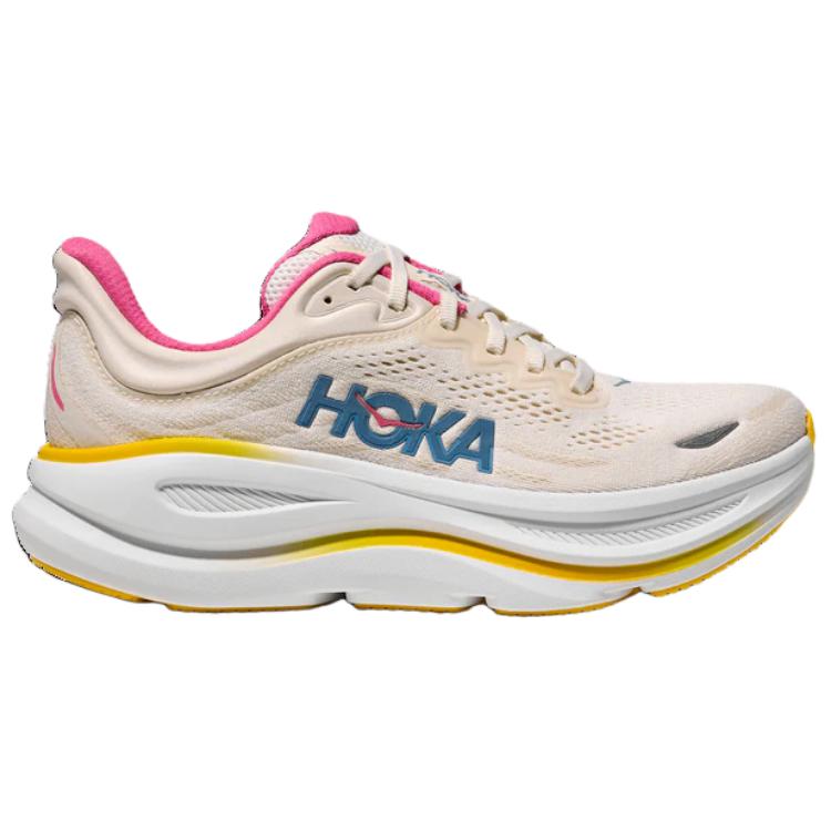 HOKA One One Bondi 9 Comfortable Versatile Breathable Running Shoes Women Sneaker Beige 1162014-ALBST