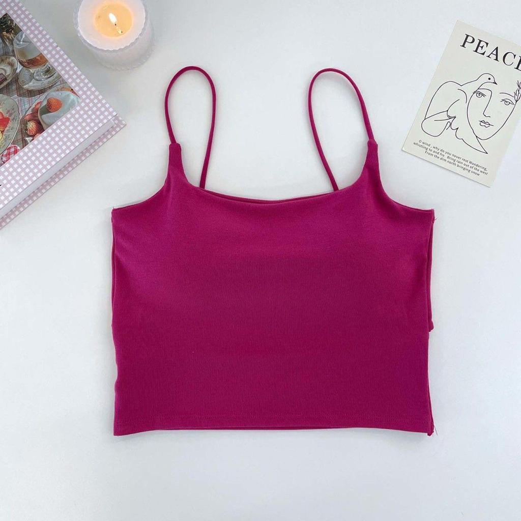 Summer Spicy Backless Camisole with Chest Pads: Bodycon Bandeau Top for Layering or Outerwear
