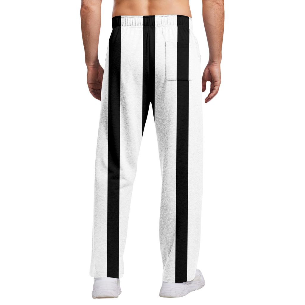 Men's Relaxed-Fit Casual Sweatpants With Stretch Waistband And Drawstring Yoga Pants