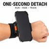360° Rotating Phone Wristband Detachable Sports Armband Holder for Running Cycling Fitness Navigation 4.7-7.5 Inch 6