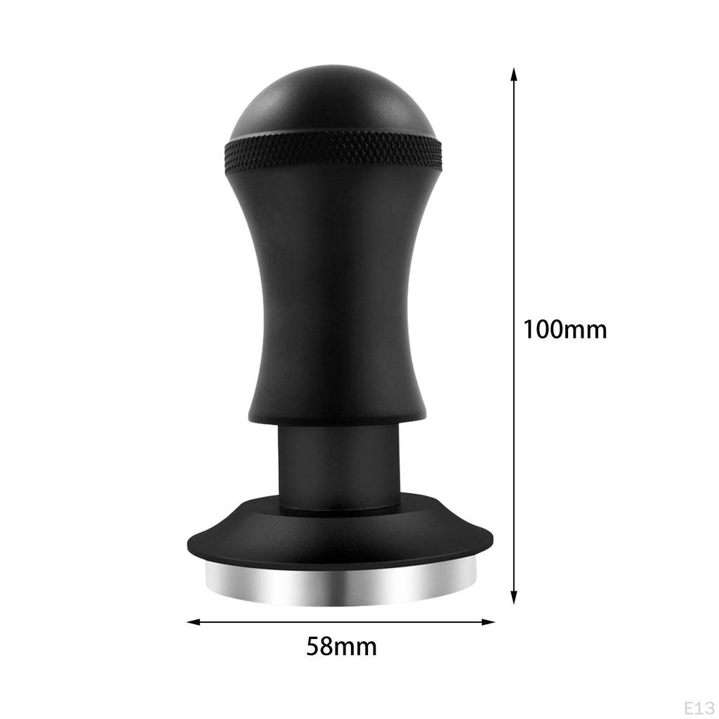 Coffee Tamper, Espresso Pressure Tamper Tool, Stainless Steel Flat Base, Distributor Grind