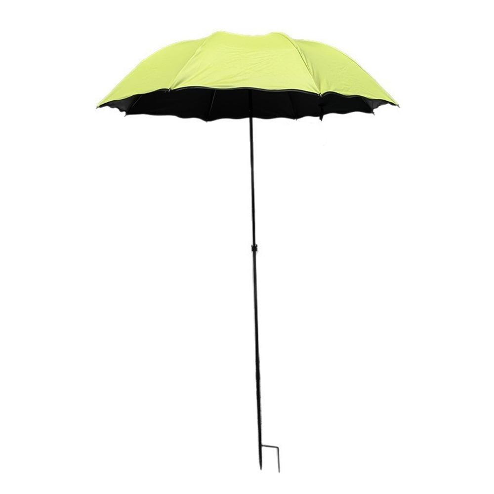 95cm Large Plant Shade Umbrella Metal Stake Plant Sunblock Cover Folding Parasol Outdoor Garden зелёный