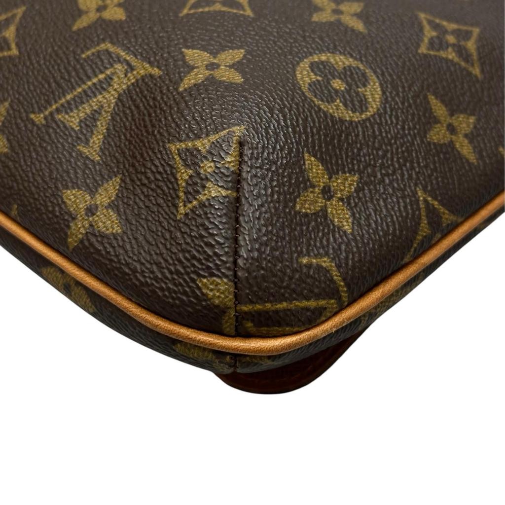 LOUIS VUITTON Mudget Salsa M51258 Shoulder Bag Brown Women used
