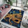 Multiple Sizes Octopus and Starry Night Carpet for Living Room Bedroom Sofa Home Decor Rug Non-slip Floor Mat Luxury Gift