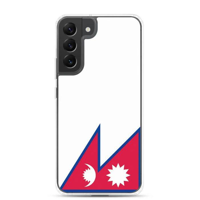 Coque Téléphone Drapeau du Népal Samsung Galaxy S22 Plus