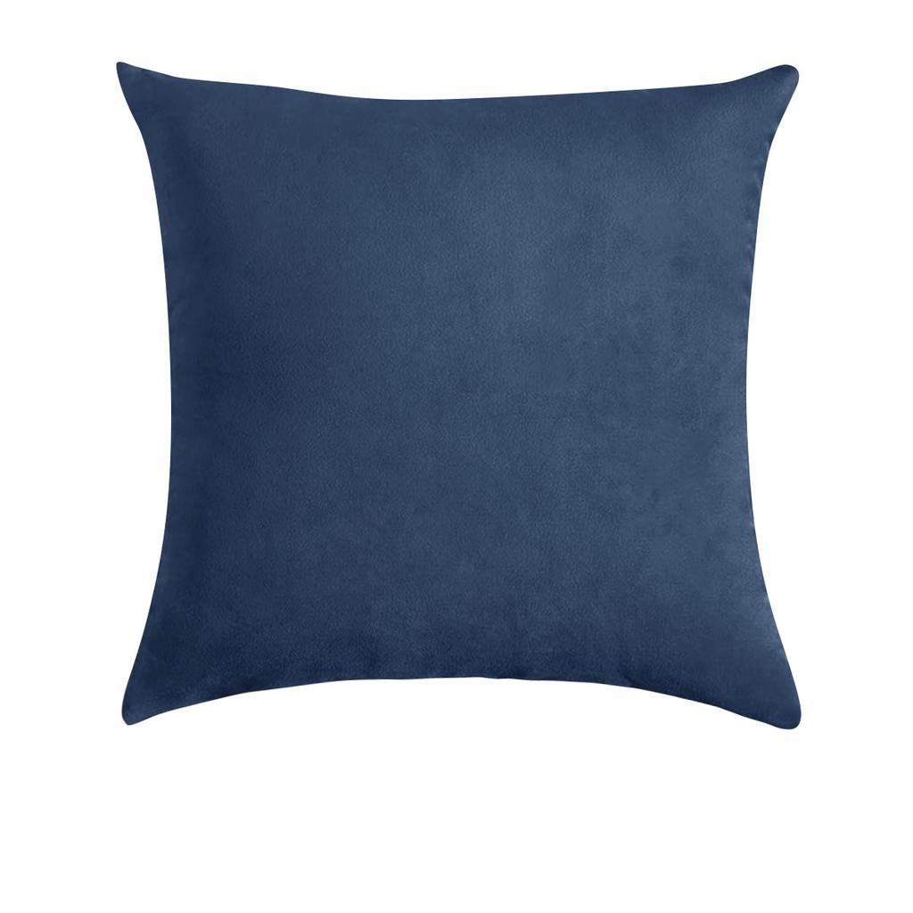 18x18 Inch Velvet Solid Square Pillow Cover Decorative Cushion Case for Sofa Bedroom Car Living Room 45cm