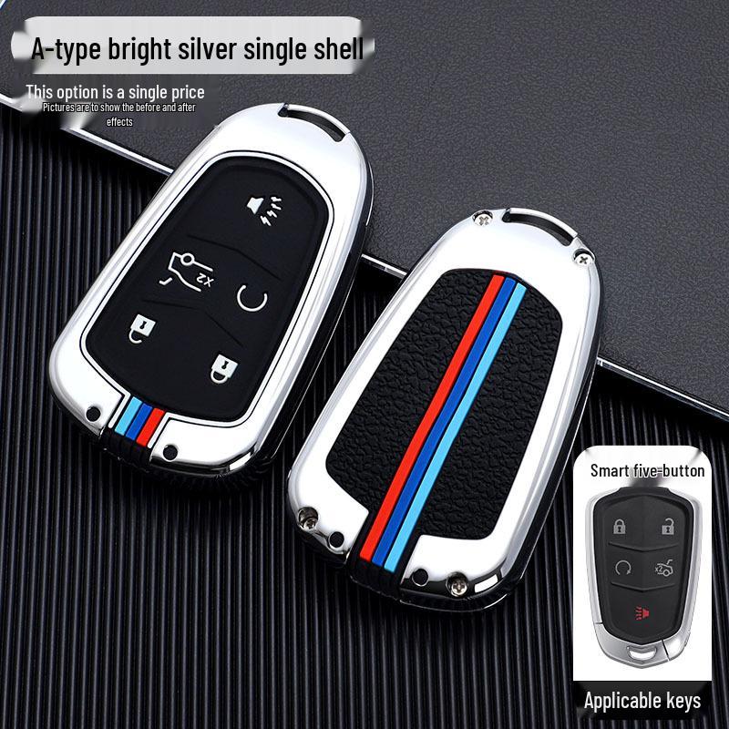 

Cadillac Key Case: Compatible with XT5, XTS, XT4, CT5, CT6, ATSL, XT6, SRX, CT4 Models.