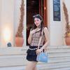 New Lee Fabric+Artificial Leather Tote Shoulder Bag, Crossbody Bag, Handbag Regular Women's Light Denim Blue LE240074M-521