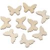 100pcs Unfinished Unfinished Wooden Cutouts Wooden Blank Wood  Home Party