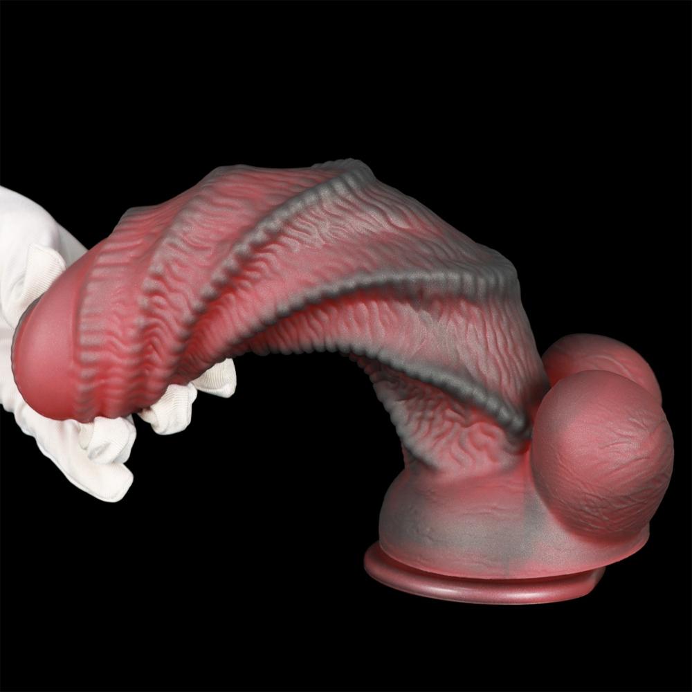 Realistic Dildo for Women, Liquid Silicone Adult Sex Toy, Penis Male Masturbator, G-Spot and Anal Stimulation for Couples Solo Play