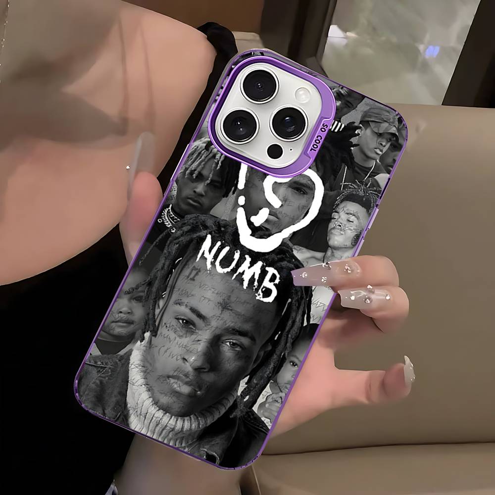 Rapper X-XXXTentacionS Phone Case For IPhone 16 15 14 13 12 11 17 Pro MAX Plus Pro Matte Shockproof Cover