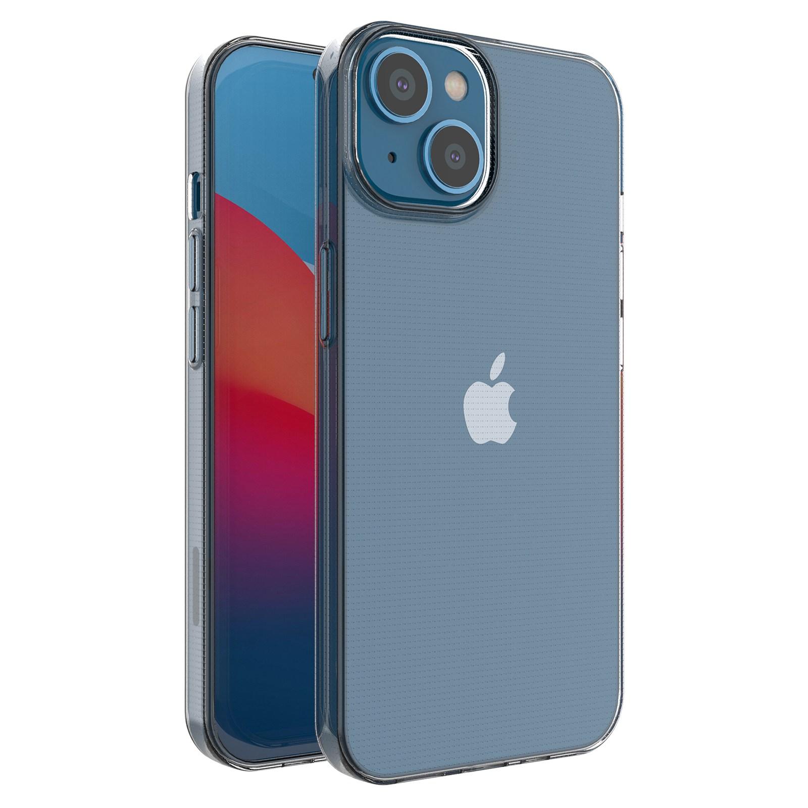 

Transparent Phone Case for iPhone 14 6.1 Inch,Ultra Slim Anti-Drop Protection TPU Back Cover A