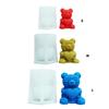 Bear Designs Candle and Home Decors Artistic Bear Shaped Silicone Mould for Crafters in Home Decoration Crafts