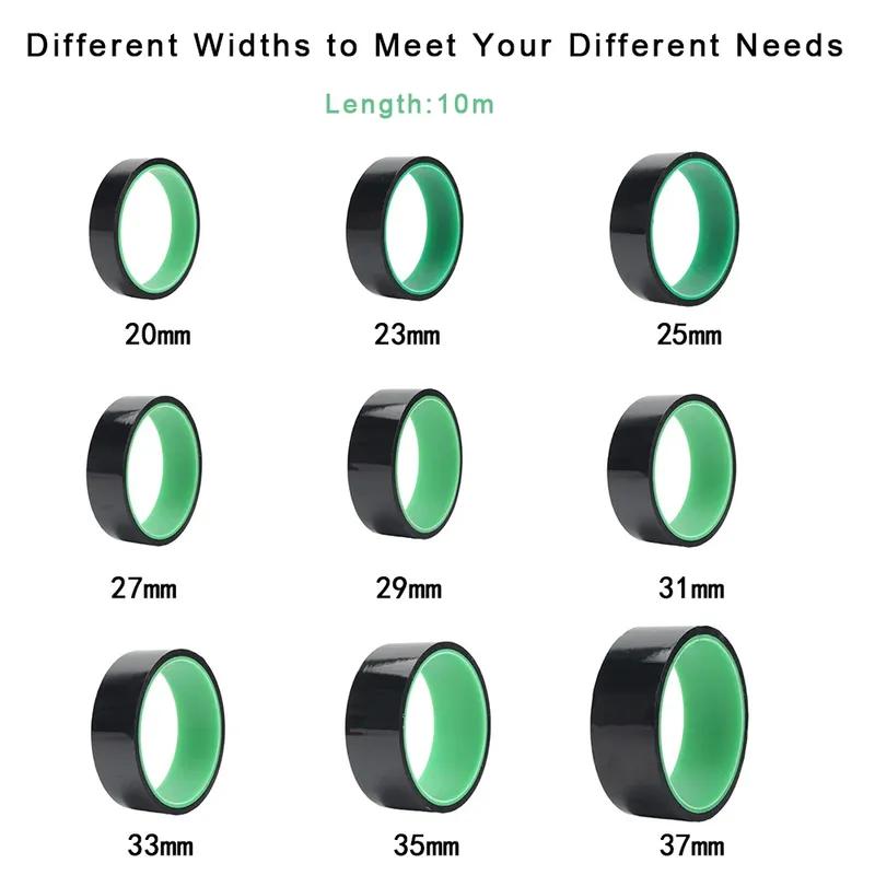 RGO Bicycle Tire Liner Vacuum Tire Pad MTB Tubeless Rim Tapes 20-37MM Road Bike Fiets Wiel Outdoor Cycling Tires Tool Parts