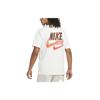 Nike Sportswear Logo Print Pullover Crew Neck T-Shirt Men Tops White DO6368-010