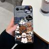 For Tecno Camon Slim CN6c / Pova Slim / Spark Slim Phone Case Playful Watercolor Cat Pattern Soft Smooth Matte Silicone Shockproof Shell For Daily Use