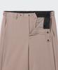 Musinsa Standard Deep Tuck Overlap Wide Hidden Elastic Waist Slacks [Grayish Beige]