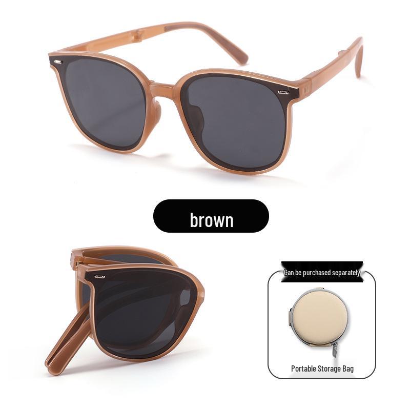 UV Protection Foldable Women's Sunglasses - Lightweight, Fashionable & Compact for Summer
