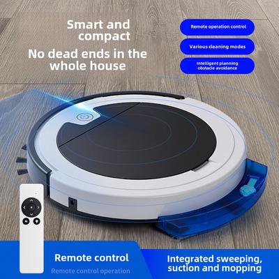 Inteligentní zametací robot Sací a stírací integrovaný Plánování trasy Dálkové ovládání Čisticí stroj s nádržkou na vodu