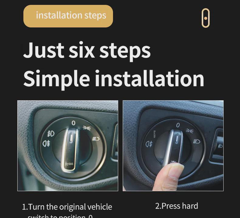 Compatible Automatic Headlight Switch for Bora, Lavida, Polo, Jetta, Santana, Sagitar, and Magotan.