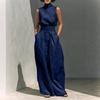 Women's Two-piece Sleeveless Trousers Casual Suit Women
