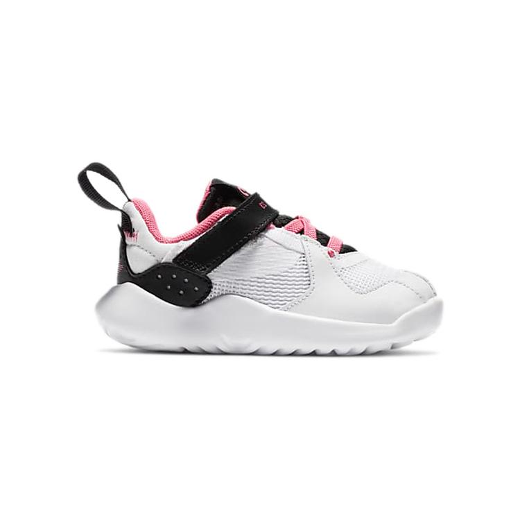 Jordan Delta Slip Resistant Cushioning Abrasion Resistant Low Top Toddler Shoes White Black Infant And Toddler CV5161-106