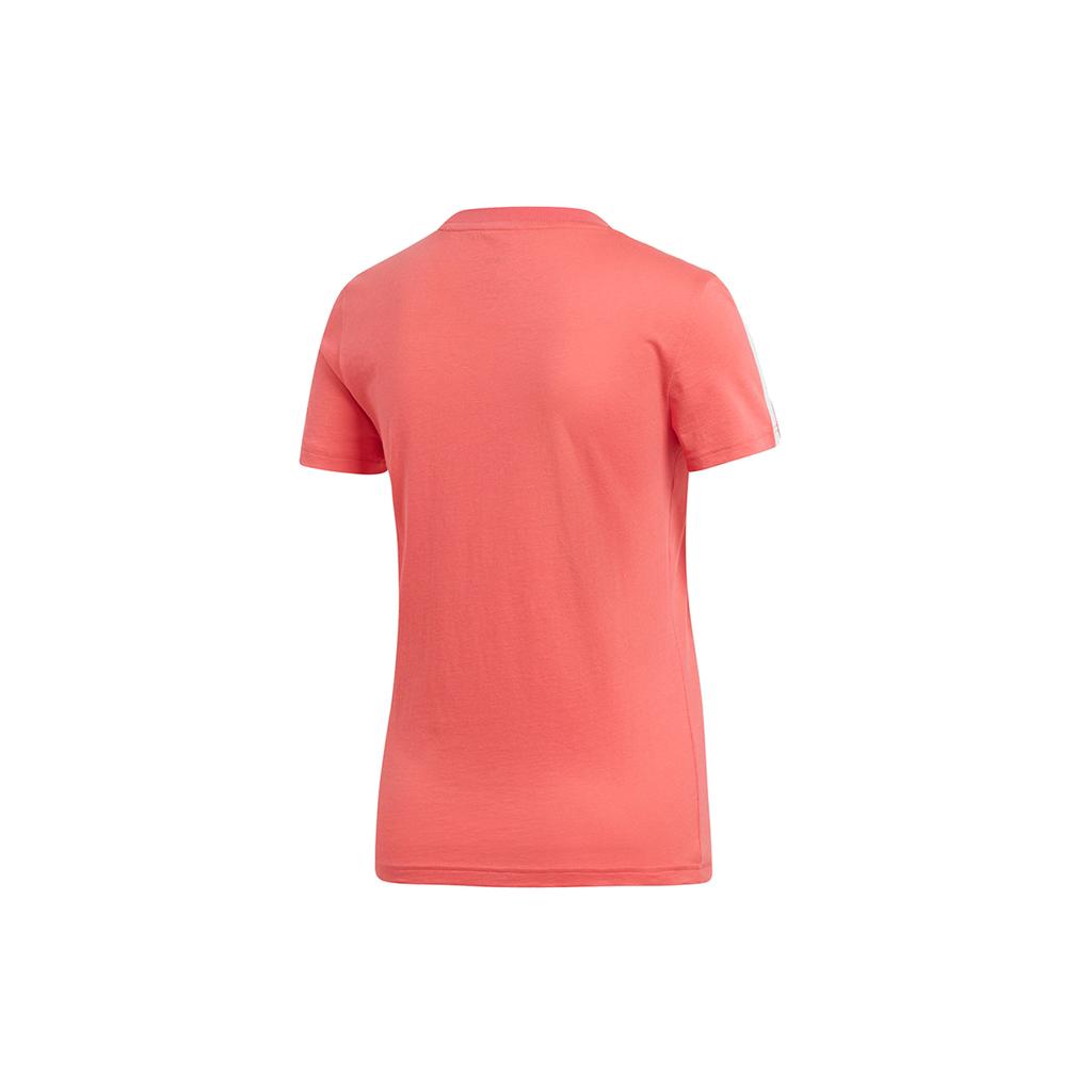 Adidas T Shirts Women's Pink Crew Neck Moderate Straight Fit DU0634