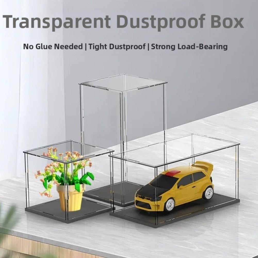 Assemble Dust-proof Display Box High Clarity Action Figures Box  Home Office Display