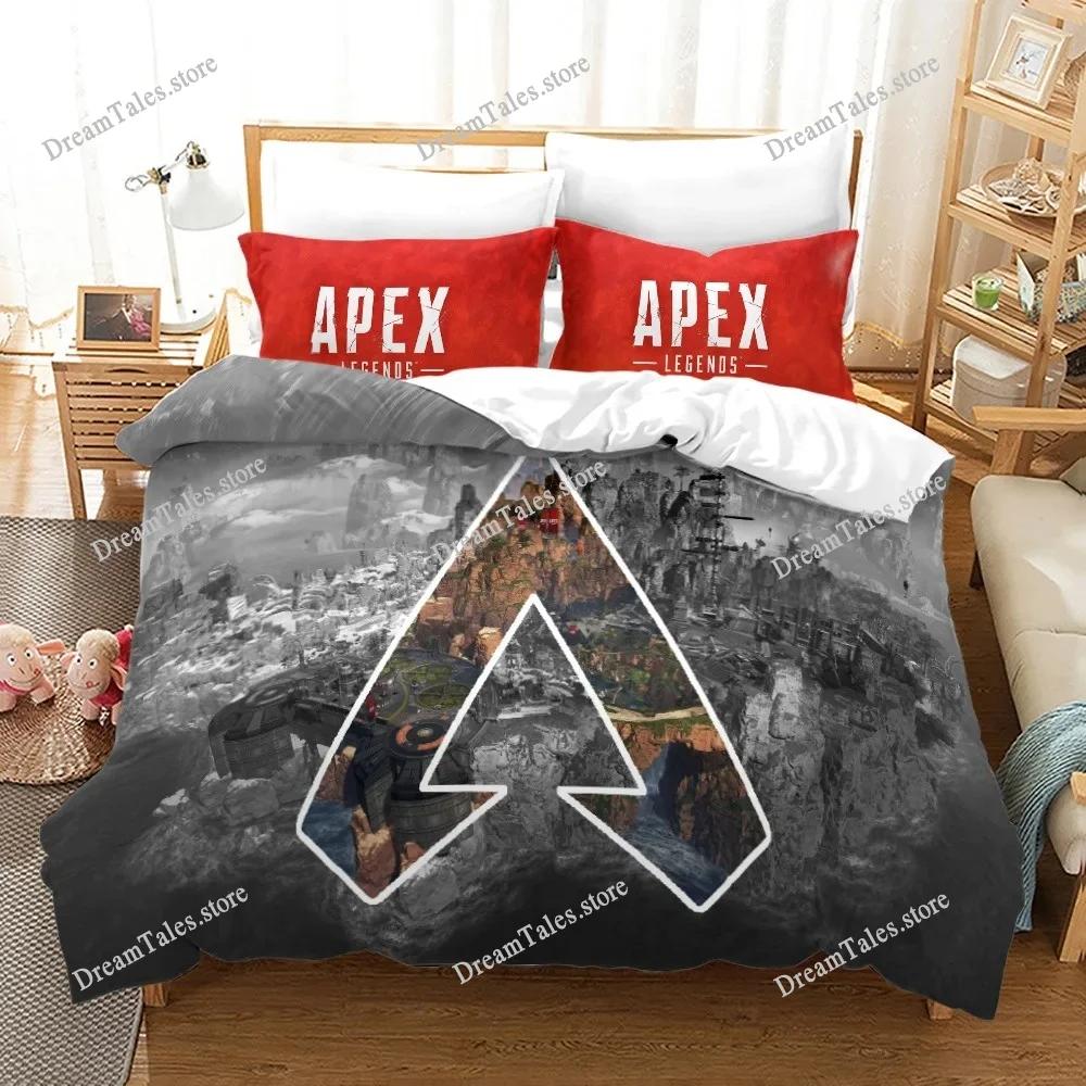 Game APEX Legends,Shooting Game Bedding Set Boys Girls Twin Queen Size Duvet Cover Pillowcase Bed Kids Adult Home Textileextile