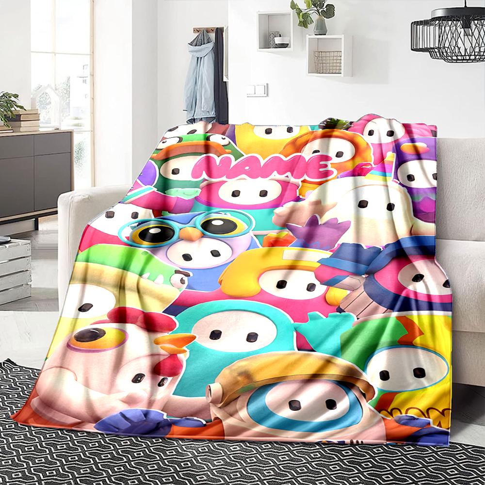Custom Name Call Duty Mobile Blanket for Couch & Bed, Plush Cozy Fuzzy Blanket Super Soft & Warm Blankets for Fall and Winter. 0908162