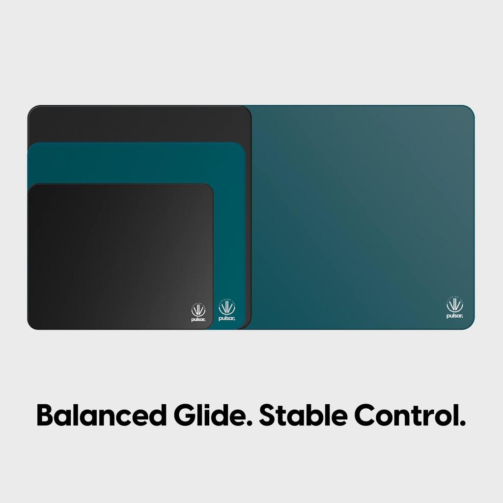 Pulsar Gaming Gears eSports Gaming Mouse eS Hyperion Pro 42cm x 33cm x 4mm Jet Pad, Large, Soft, (L, Black)