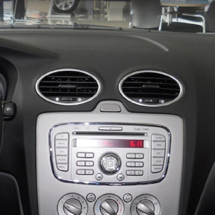 Dekorace výdechu klimatizace, Kroužek dekorace mřížky ventilace, Samolepka pro automobilový styling, Stylový vzhled vozu, 4 ks