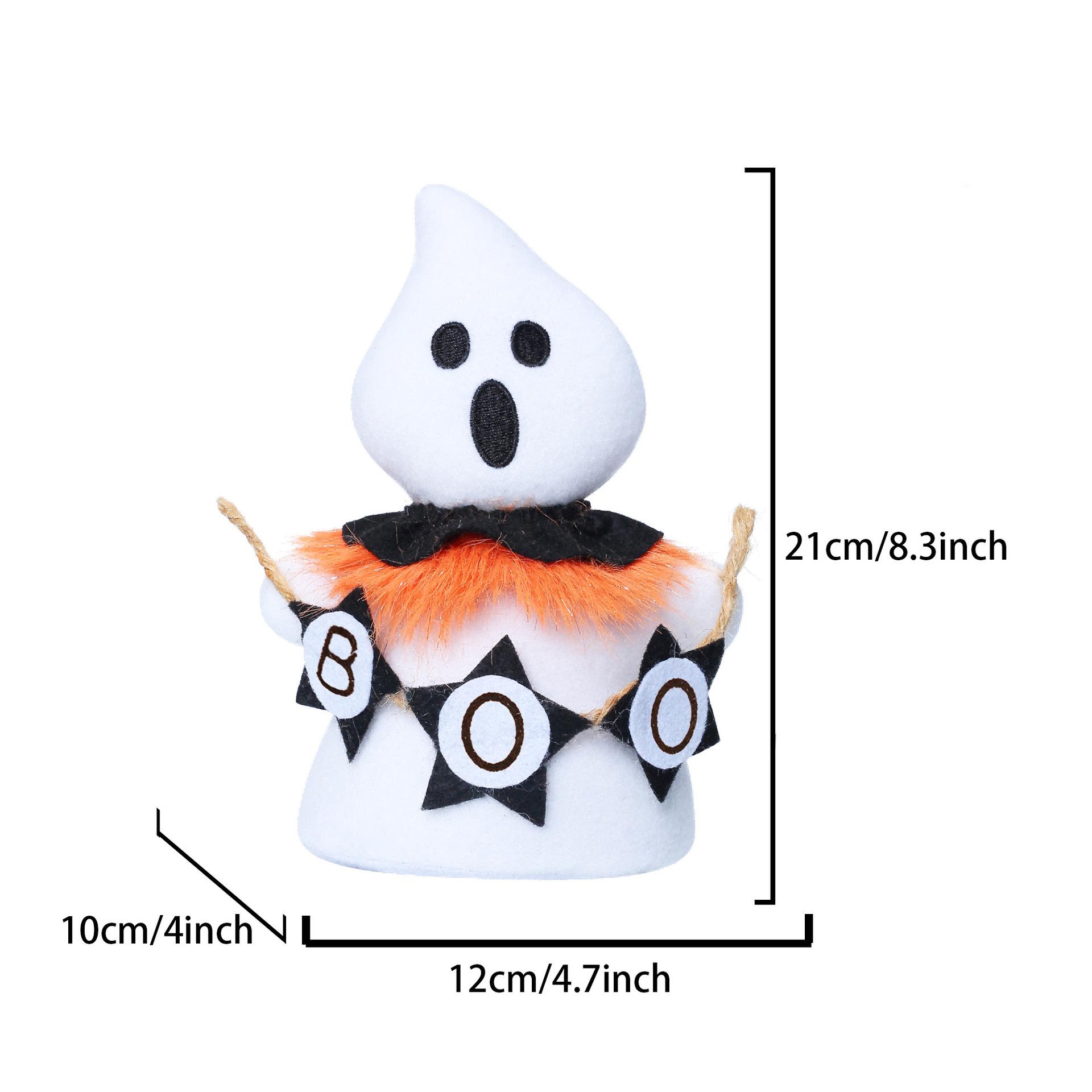 

Festive Atmosphere Ornaments Halloween Ghosts White Ghosts Doll Props Home Fun Cartoon Dolls Desktop Cabinets Decorative Items