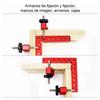 3 Pcs Set Right Angle Clamp 12cm Aluminum Alloy 90 Degree Positioning Squares Woodworking Cabinet Corner Clamp