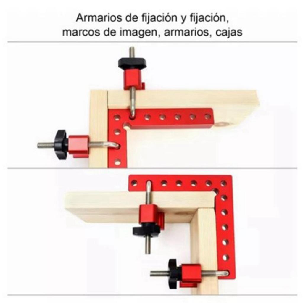 3 Pcs Set Right Angle Clamp 12cm Aluminum Alloy 90 Degree Positioning Squares Woodworking Cabinet Corner Clamp
