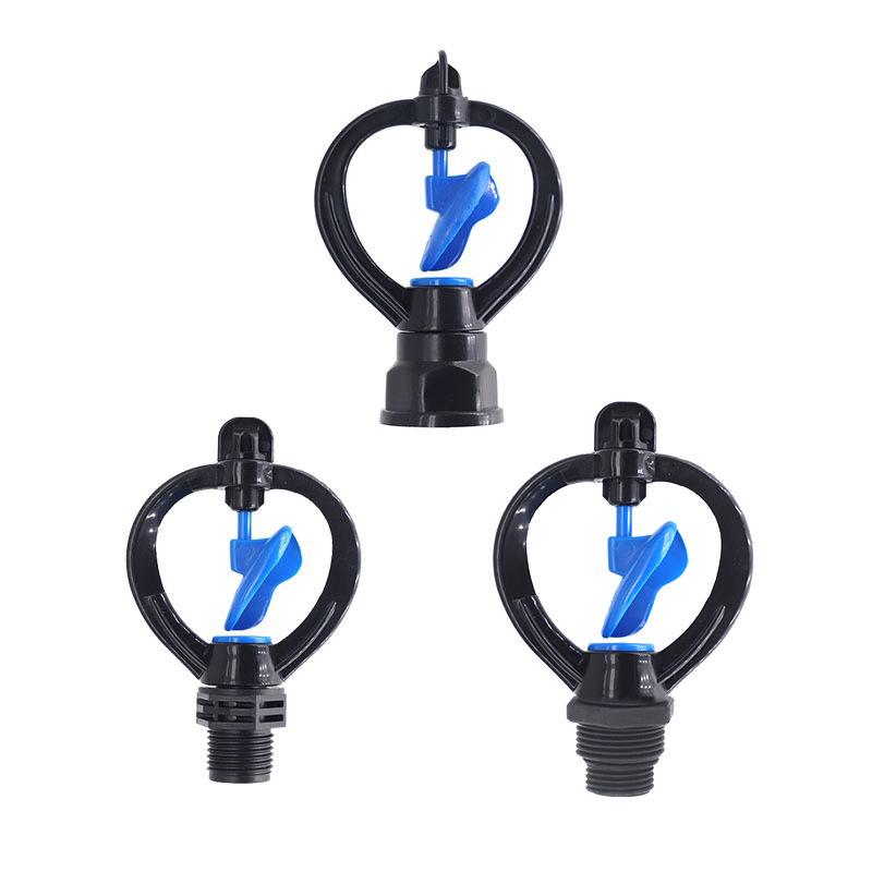 4/6 Point Internal Thread Plastic Rotating Butterfly Sprinkler Head - 360° Lawn & Garden Cooling Nozzle