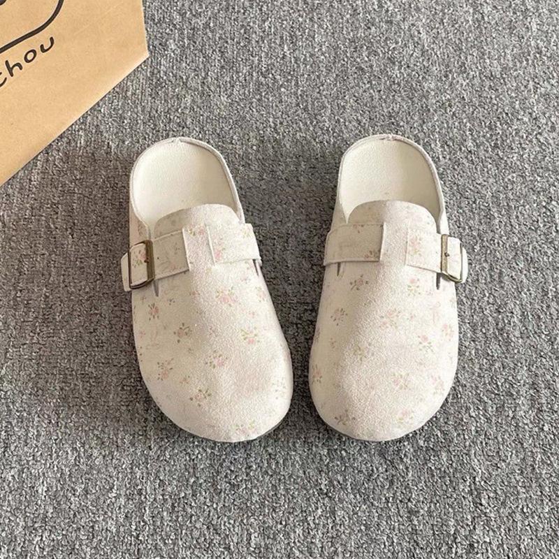 

JX с юбкой универсальная сумка голова полуволочение женская обувь носить новый летний один педаль 40