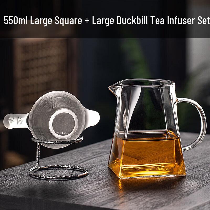 Qiwai Borosilicate Glass Gongdao Cup with Filter