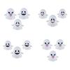 3Pcs Halloween Wind-up Ghost Toy Spooky Cartoon Ghost Walking Toy Toddlers Boys Girls Spring Clockwork Mini White Ghost Toy