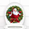Weihnachtsmann Baum Toilettenaufkleber Frohe Weihnachten Partydekoration Weihnachten Badezimmerdekor Navidad Natal Neujahrsgeschenk