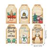 Christmas Tags With String 60 Pieces Christmas Tag Decoration Christmas Tags Christmas Decoration Tags Christmas Cartoon Labels
