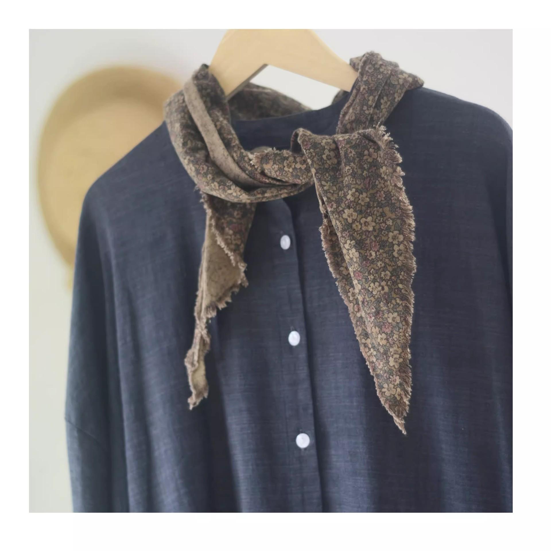 

Johnature Цветочная форма Треугольник Осень Зима Ретро Состаренные Декоративные шарфы