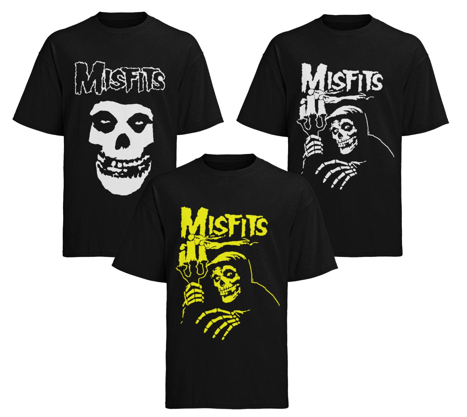 Misfits Панк-рок группа Ретро Концерт 80-х Женская Органическая Футболка S-XXXL Оверсайз 4XL