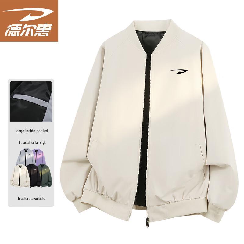 

Deerway Men s Baseball Collar Jacket 5XL