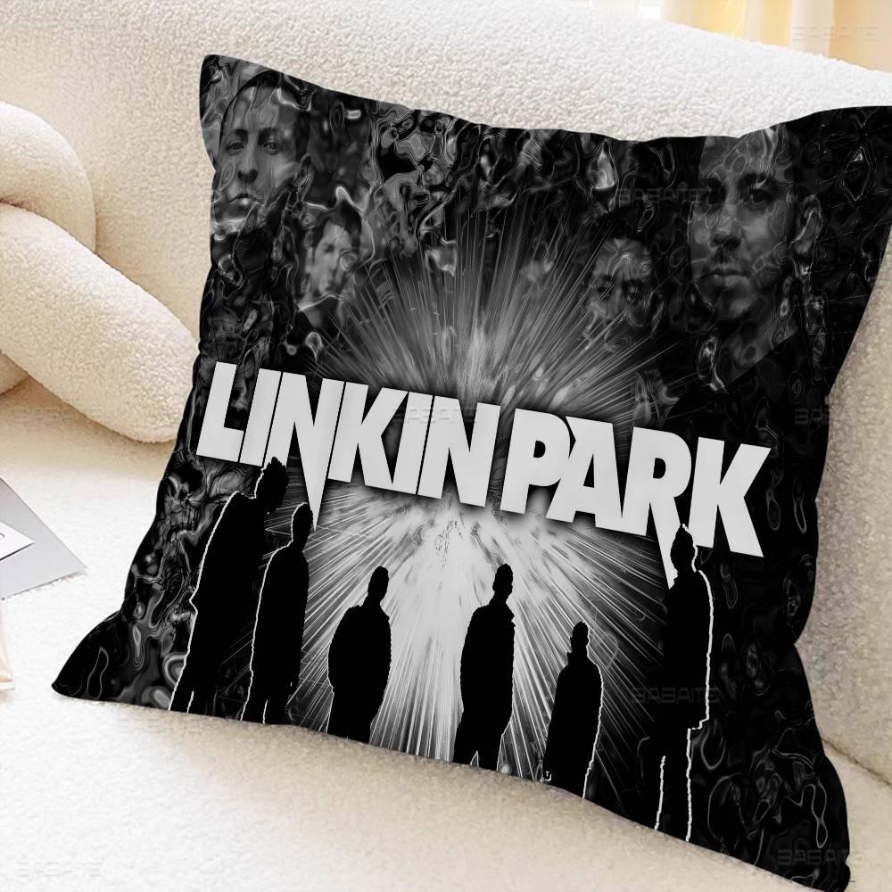 Band L-Linkin Cool P-park Cushion Cover Inches Farmhouse Decor Home Throw Pillow Covers for Couch Decorations