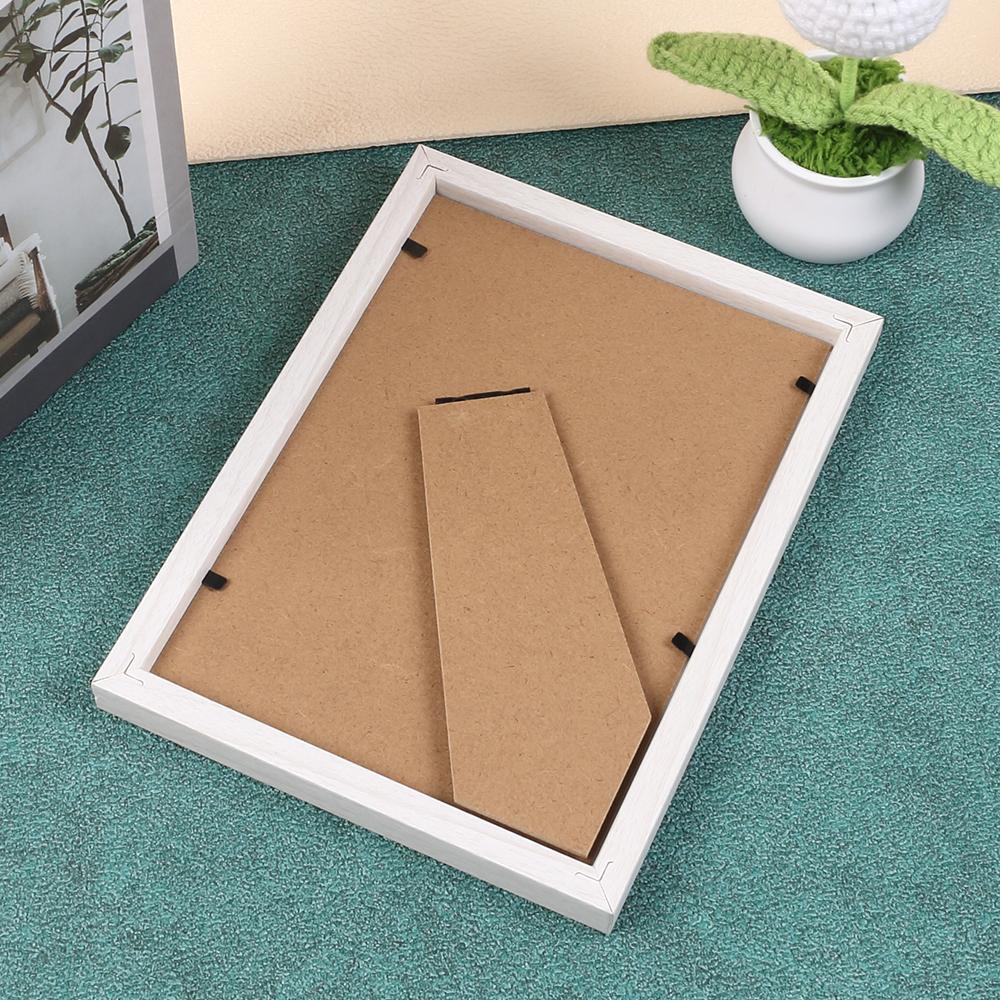 Wooden Photo Frame Simple Picture Frames Tabletop Display Wall Mount Home Decor Gift