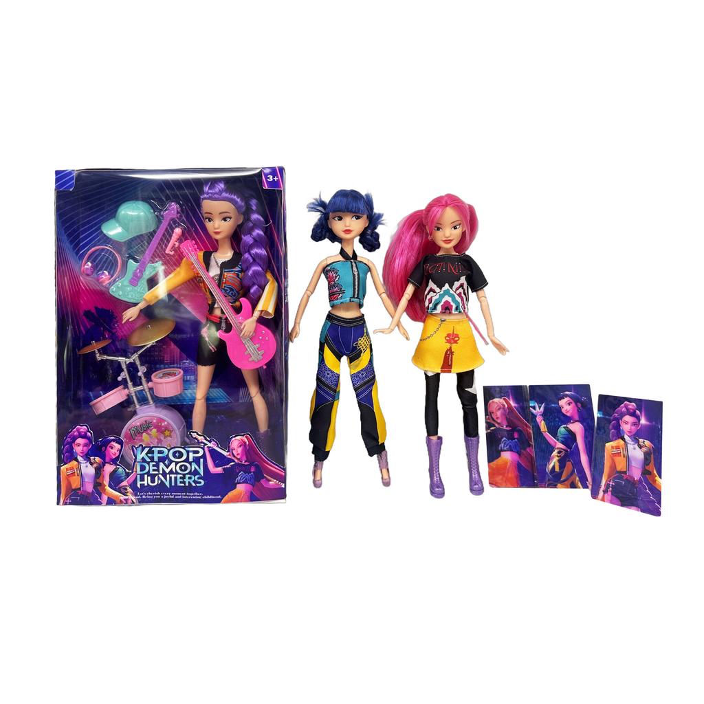 Dynamic Fantasy Hunter Girl Squad Animated Edition: 11.5-Inch 12-Joint Articulated Body with Colorful Lights and Theme Song