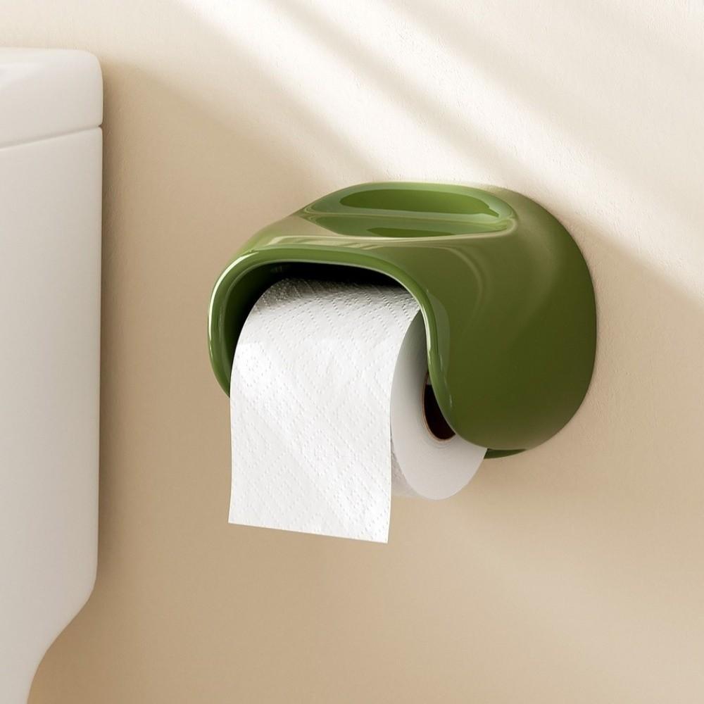 No Punching Bathroom Roll Holder Waterproof Toilet Paper Box Toilet Tissue Box Restroom