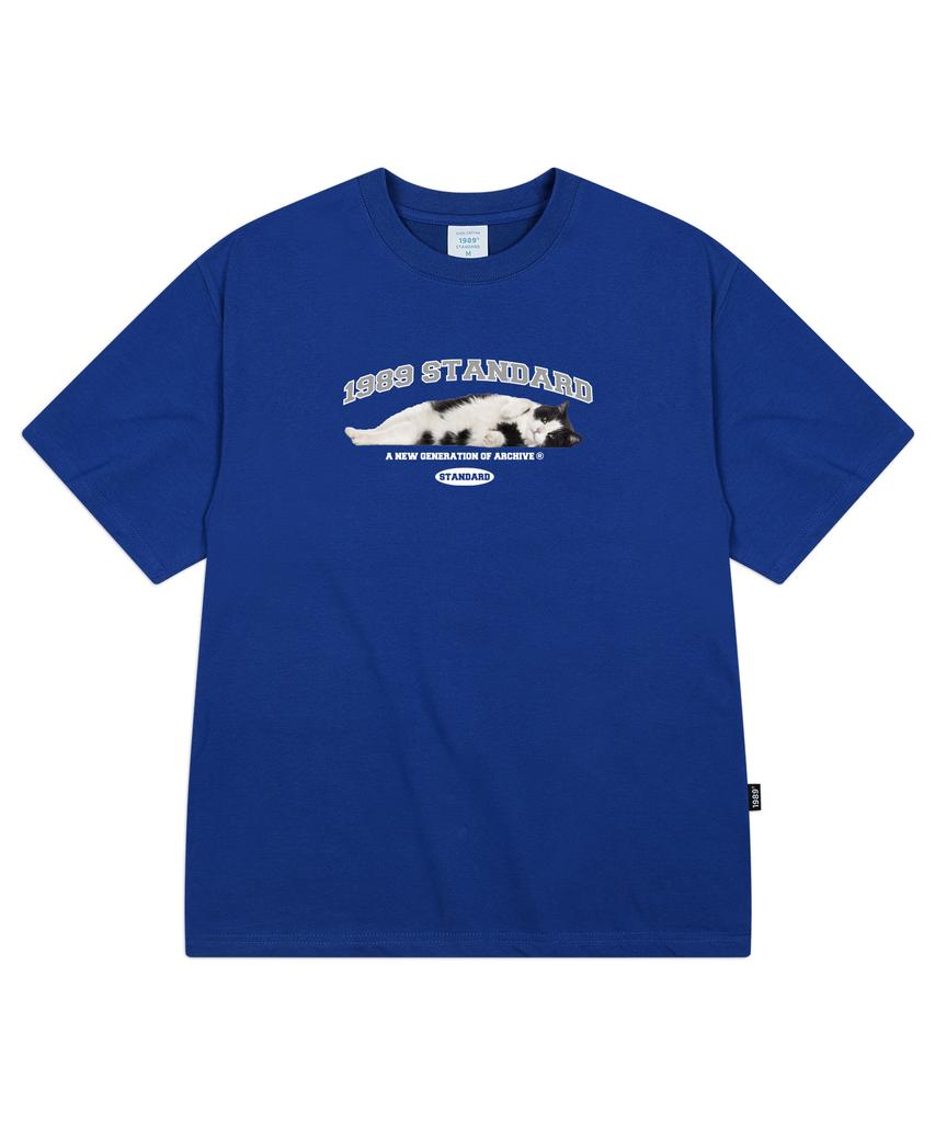 1989STANDARD Arch Charming Cat Cool Cotton Oversized Short Sleeve (Sisstd-0040)